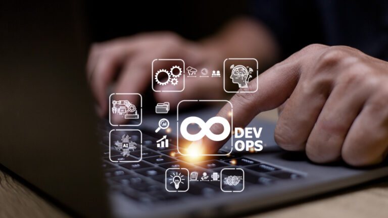 DevOps concept, software development and IT operations, agile pr
