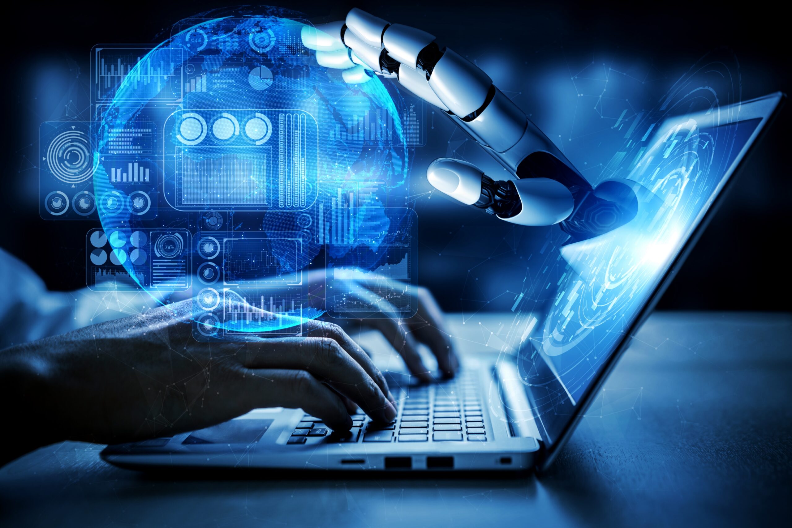 Future artificial intelligence robot and cyborg Future artificial intelligence robot and cyborg