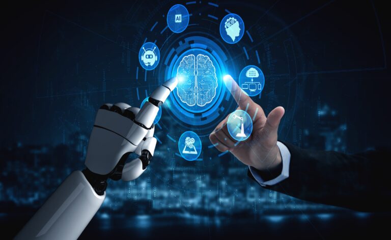 Future artificial intelligence robot and cyborg